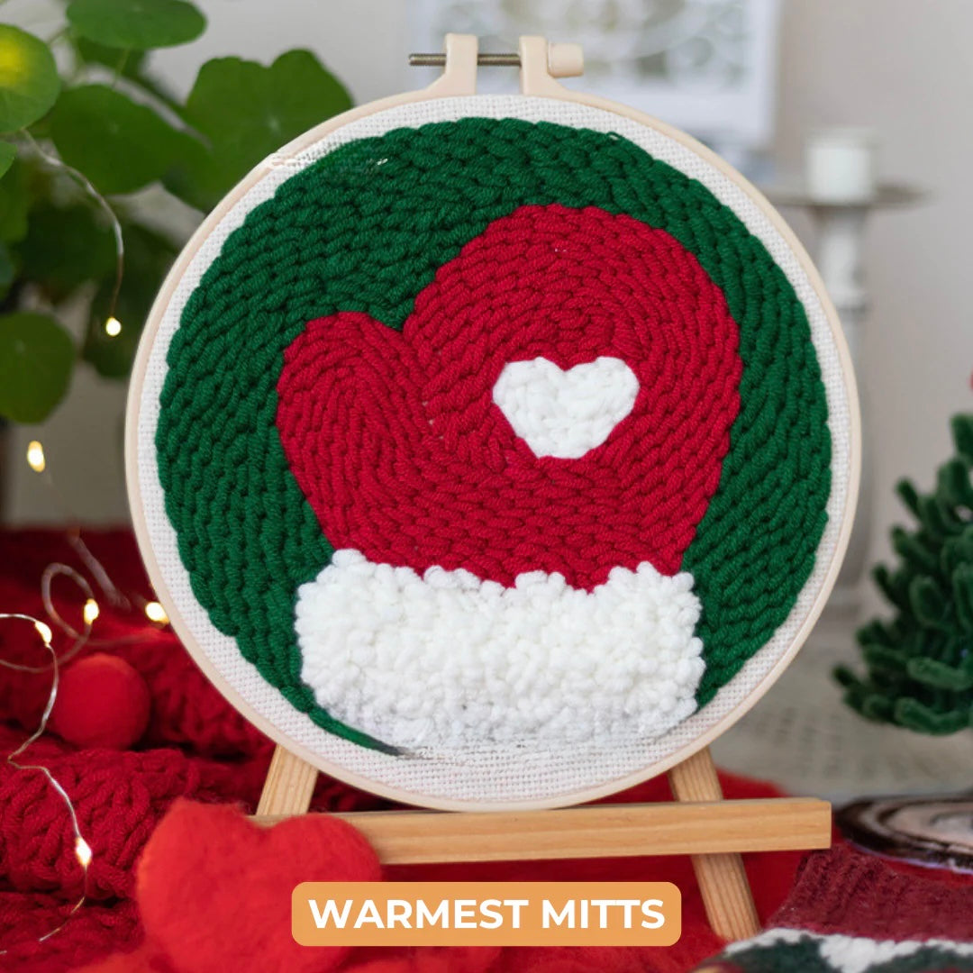 Christmas HealingWeave with Punch Stitching Kit