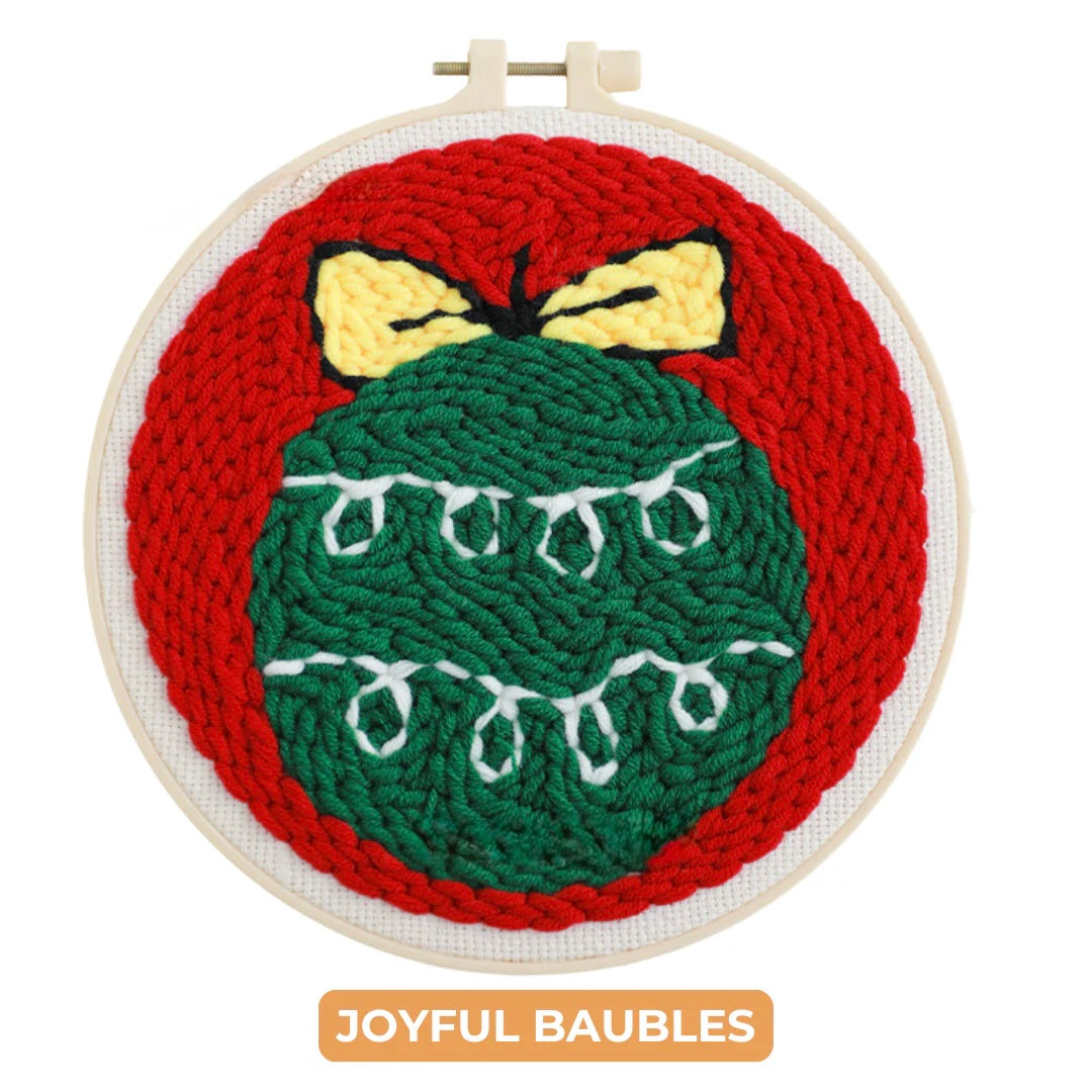 Christmas HealingWeave with Punch Stitching Kit