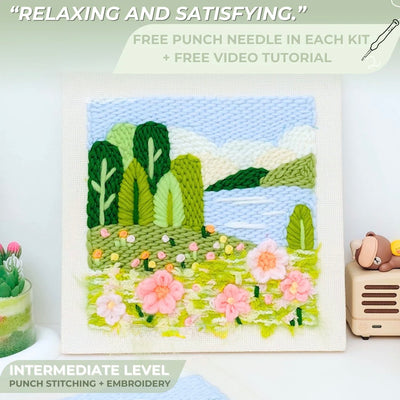 Secret Garden — HealingWeave Punch Stitching Kit