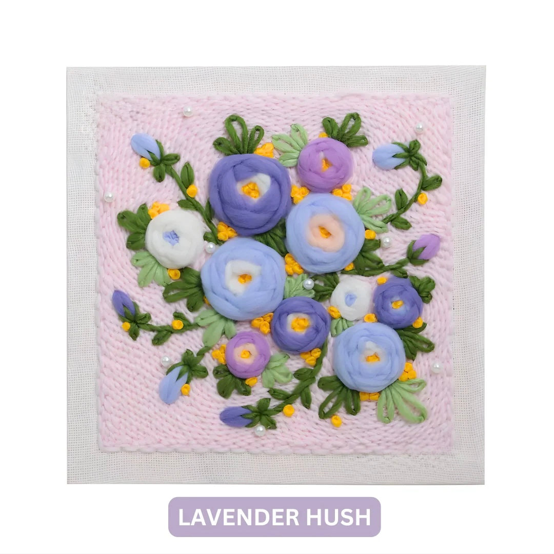Wool Blossoms — HealingWeave Punch Stitching Kit