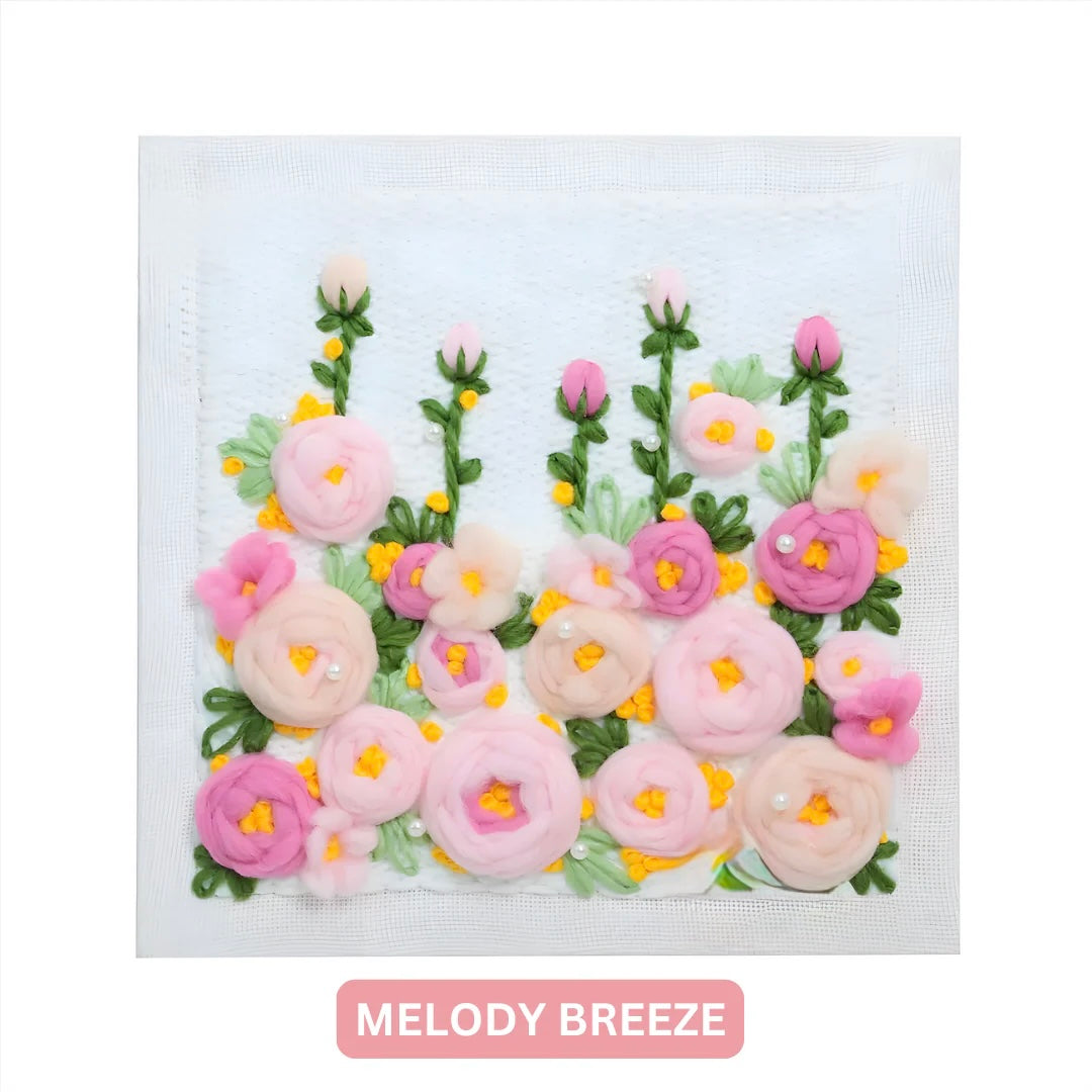 Wool Blossoms — HealingWeave Punch Stitching Kit