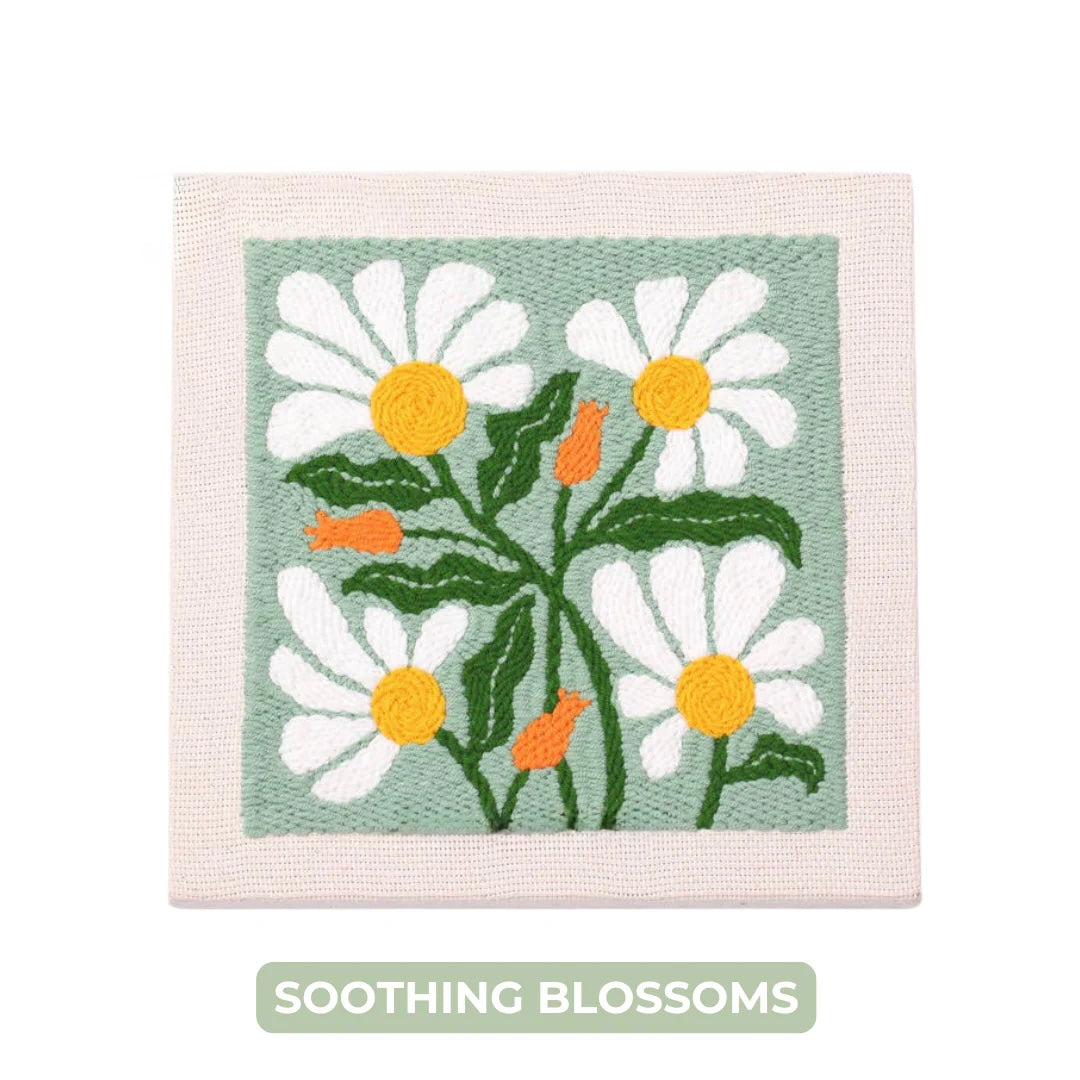 HealingWeave Punch Stitching Kit Soothing Blossoms